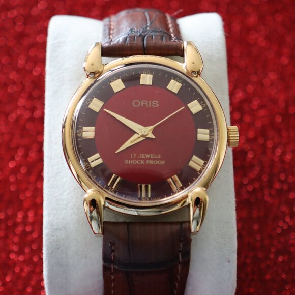 Vintage Oris AM044 Swiss-made, professionally refurbished: 17‑Jewel Manual Wind - Picture 6 of 7